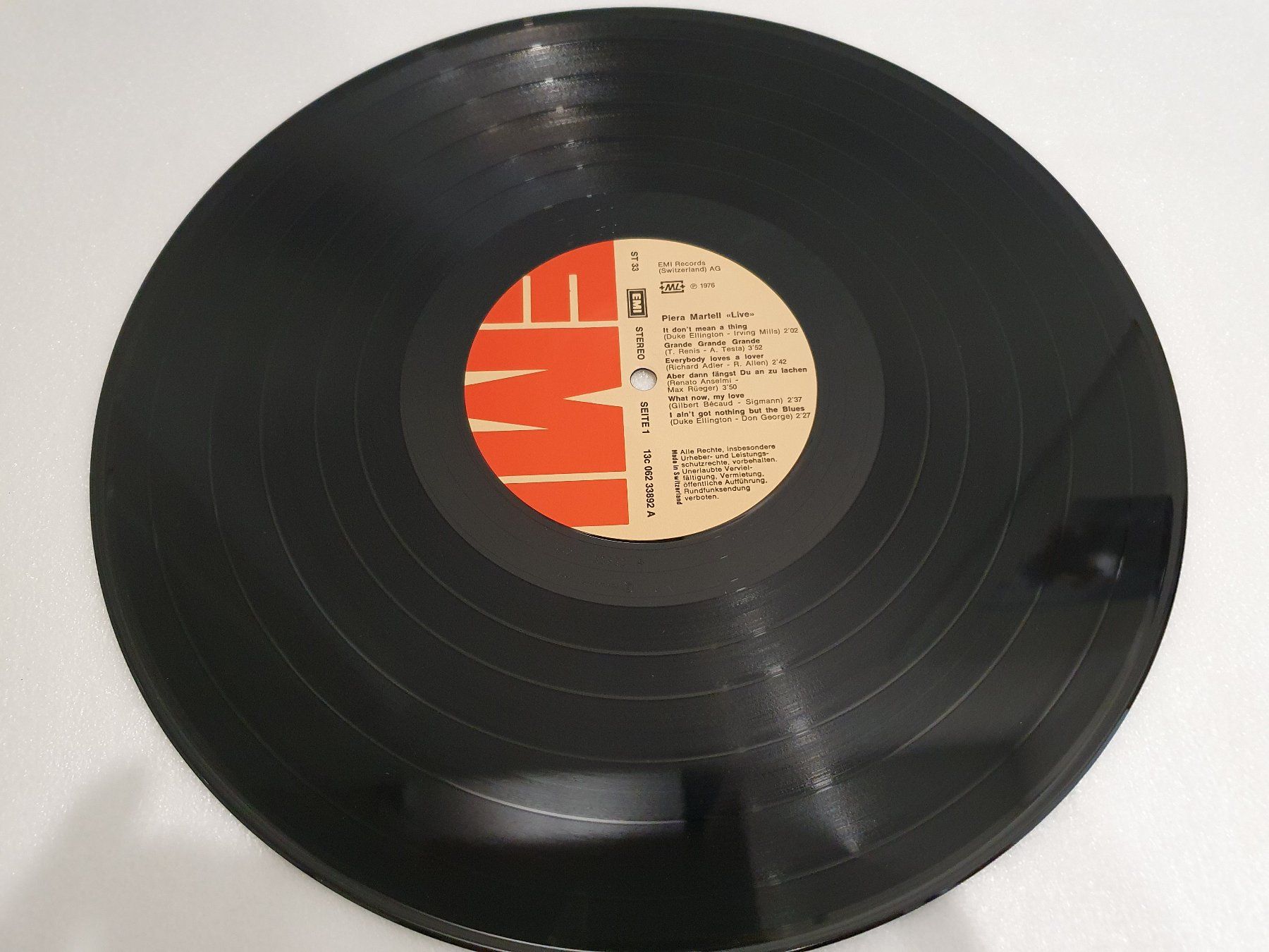 Dischi in vinile: Piera Martell – Live – Usato da Uster venduto da Vinyl-Leidenschaft 2