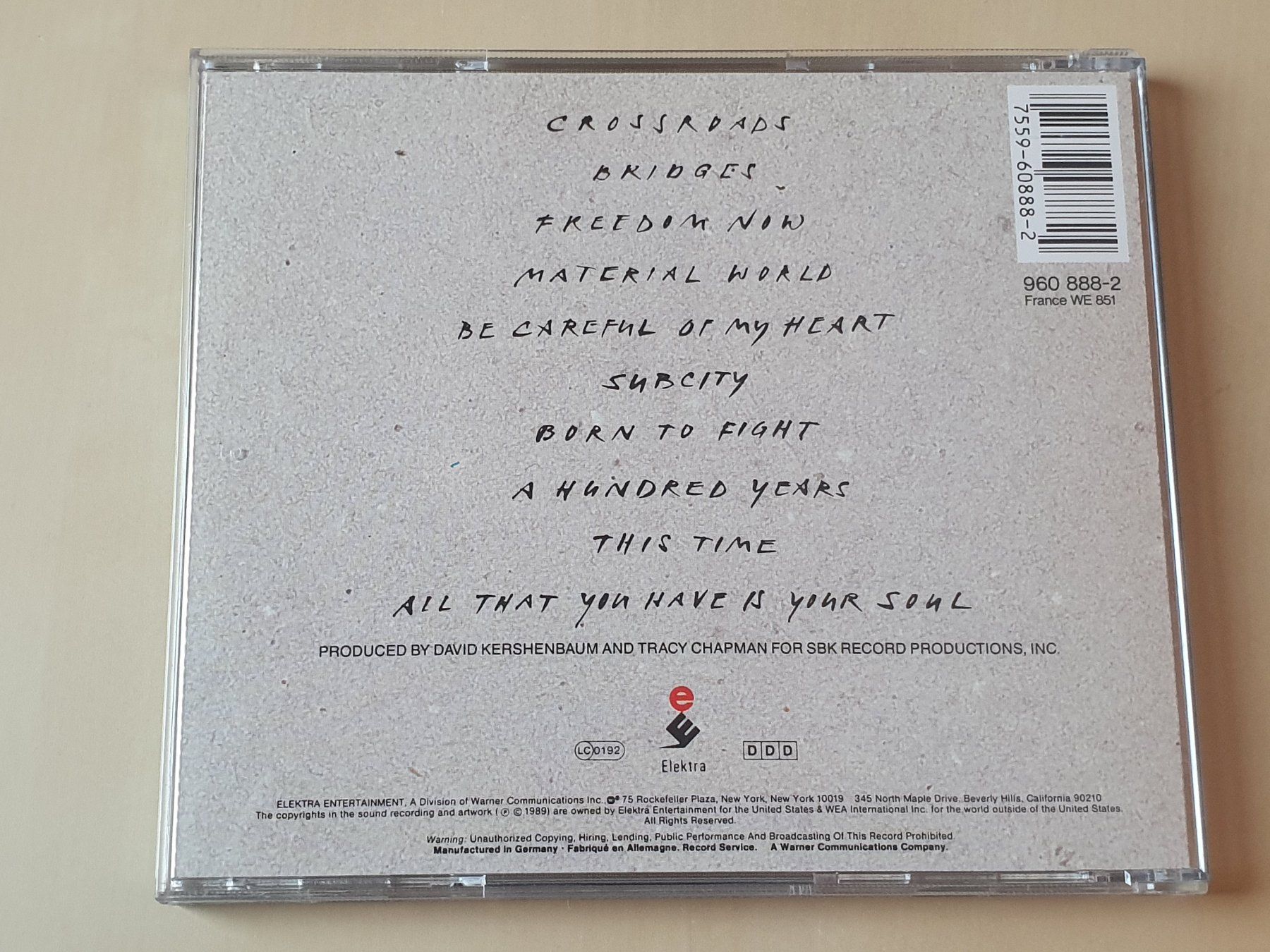 CDs: Tracy Chapman Crossroads – Gebraucht aus Stansstad von collectorsshop 1