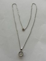 Silber925 Halskette mit Zirkonia Anhänger, Top!