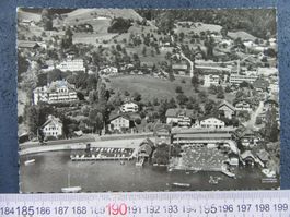HILTERFINGEN AM THUNNERSEE BE AK FLUGAUFNAHME PERROCHET 1964