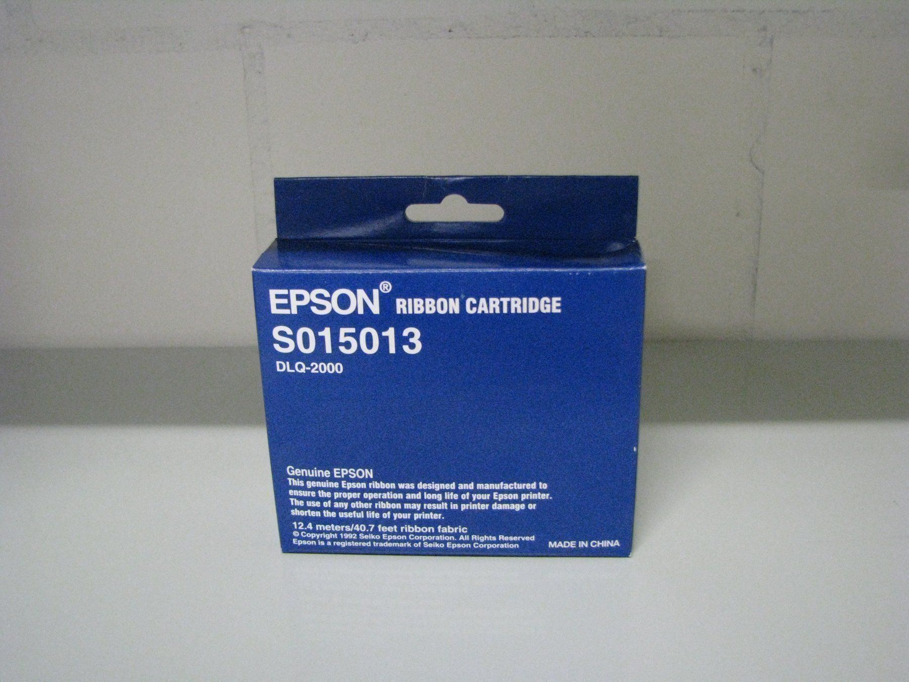 Schreibmaschinen: EPSON S015013 Farbband – Neu und originalverpackt aus Scherz von BiosHealth