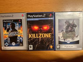 Playstation 2 / James Bond 007 / Killzone / Medal of Honor