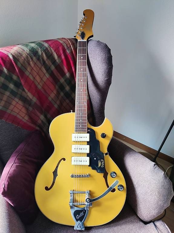 Guild Musikinstrumente: Guild Starfire I Jet 90 Gold Top E-Gitarre – Gebraucht aus Bürchen von grimmel