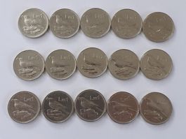 1 Lira-Münzen