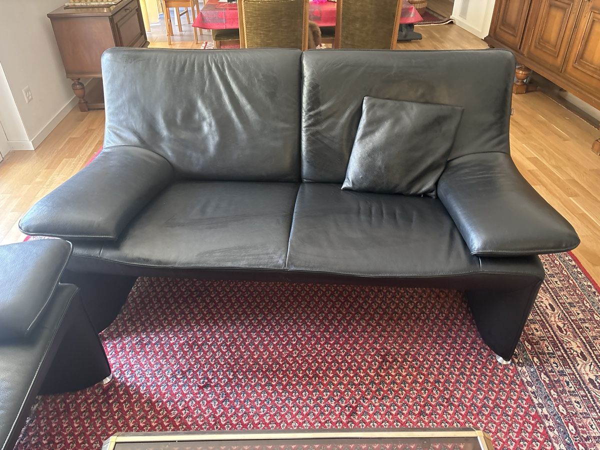 Sofas: Ledersofa 3er, 2er und Sessel – Gebraucht aus Winterthur von Pescheweber 6