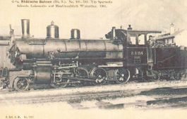 Rhätische Bahn   GR Nr. 101 - 104  /  Lokomotive   um 1904