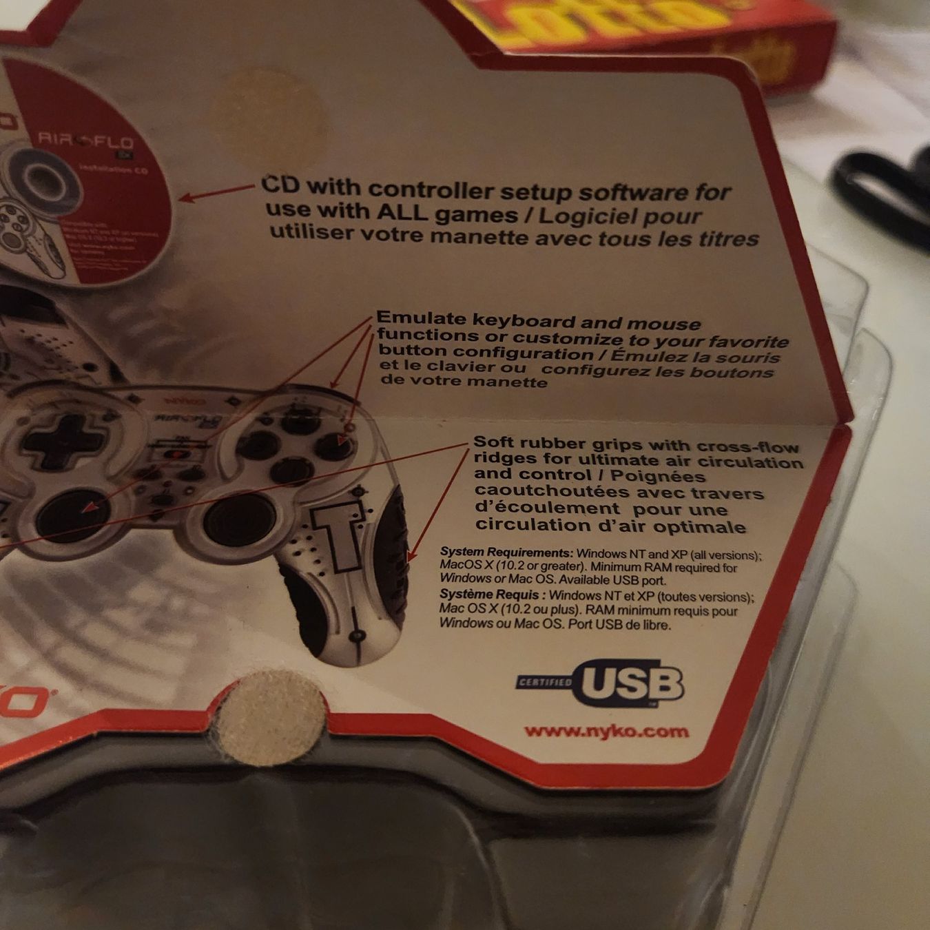 Controller: NYKO Air Flo Controller - Neu & Originalverpackt! – Nuovo e nell'imballaggio originale da altendorf venduto da keskomat 1