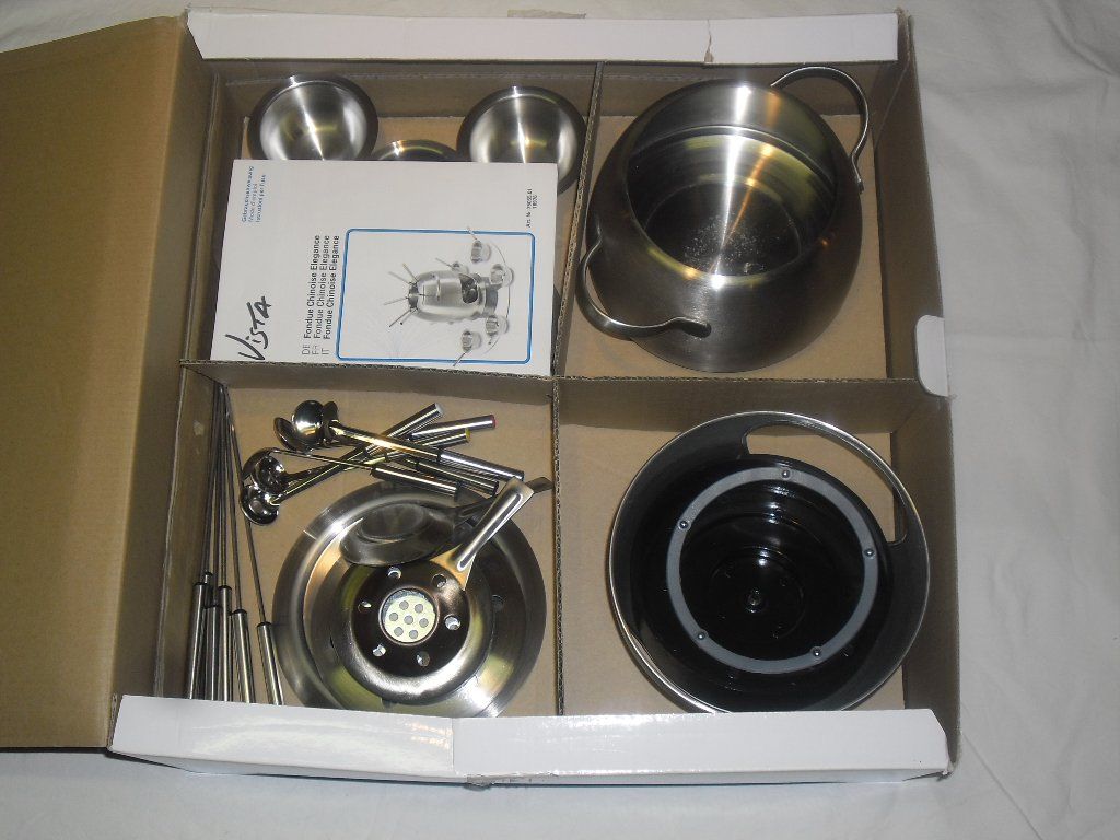Set di piatti: Fondue - Chinoise - Set , Neu – Nuovo (secondo la descrizione) da Büren SO venduto da omsa