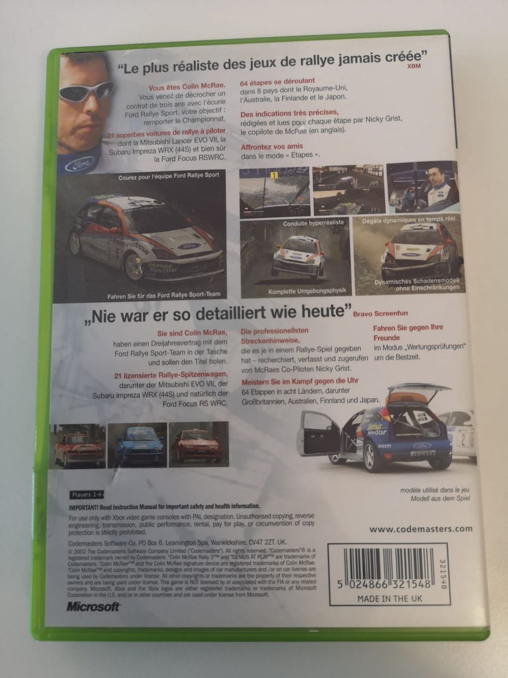 Spiele: Colin Mcrae Rally 3 (XBOX) – Gebraucht aus Herisau von Seyashop1 2