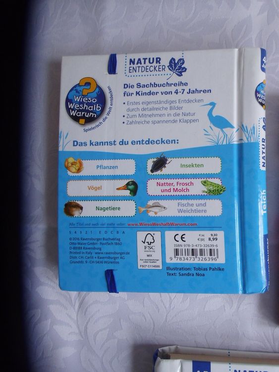Wieso Weshalb Warum 3 Bücher Garten, Blumen, Teich und Fluss Kaufen