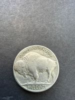 Münze USA Buffalo Nickel 1936 Kupfer gebraucht