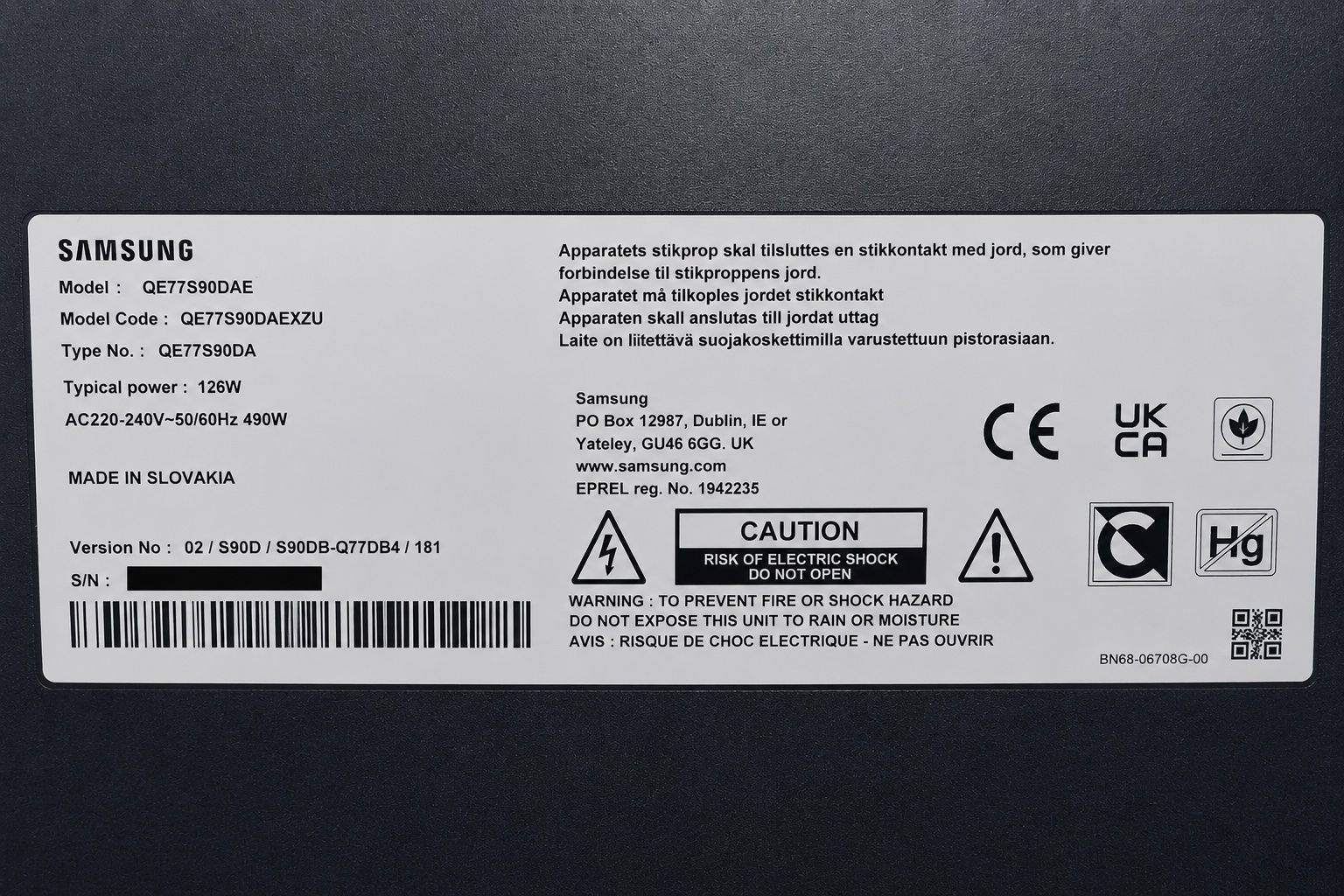 Samsung Televisori: Samsung OLED 77''  Smart TV, Top Zustand – Nuovo (secondo la descrizione) da Oftringen venduto da chi_7cnj 3