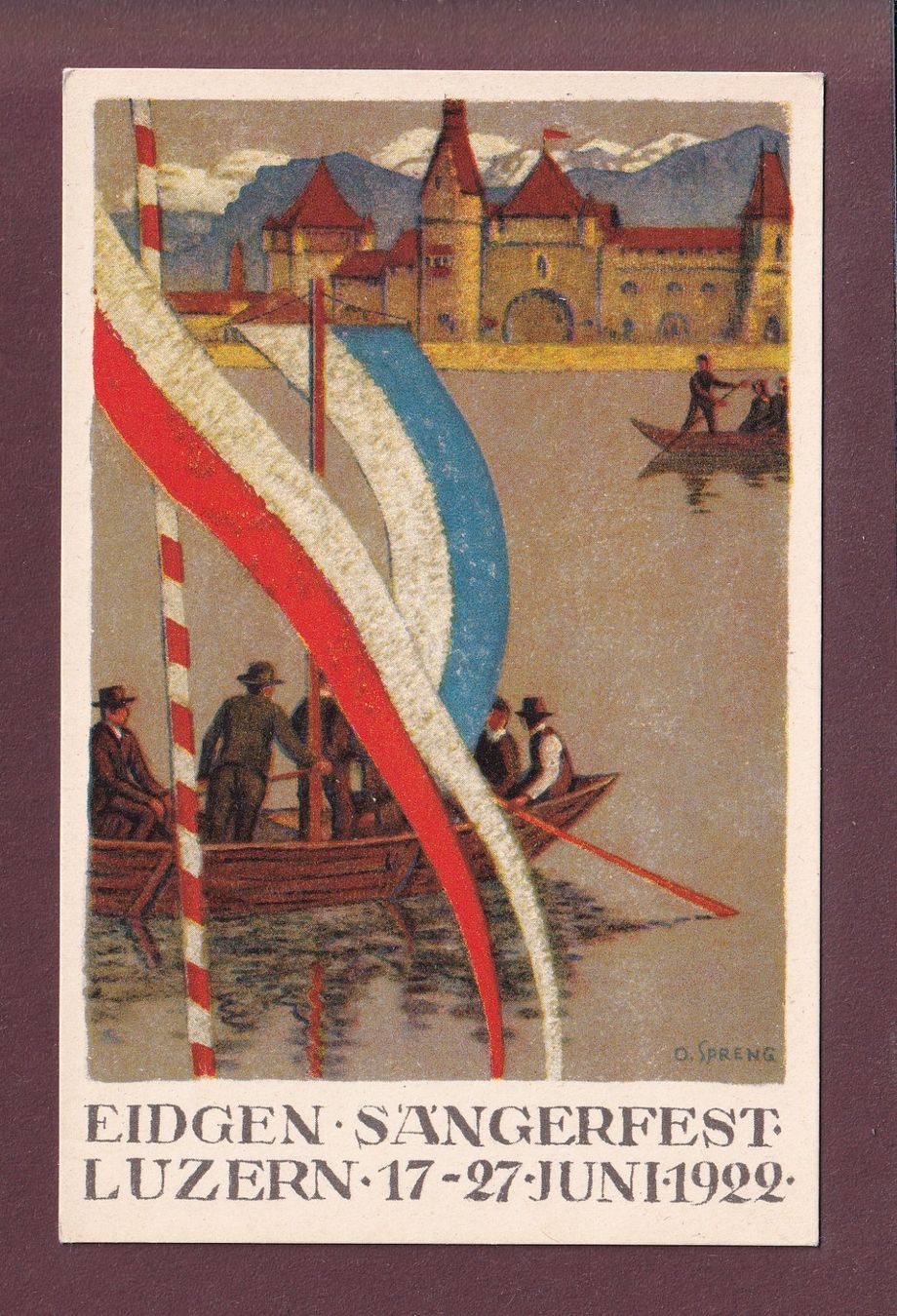 Cartes postales: LUZERN - Sängerfest 1922 – D'occasion à Pully par nicecards