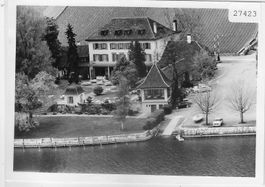 Flugaufnahme Twann Strandhotel Engelberg