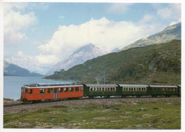 BERNINA OSPIZIO Berninabahn, Bahn nach Alp Grüm