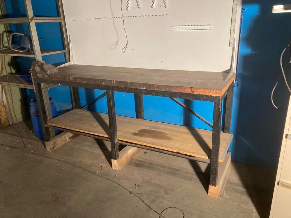 Werkbank Schraubstock 127mm Drehbar - Robuster Gusseisen Schraubstock Mit 360° Drehung