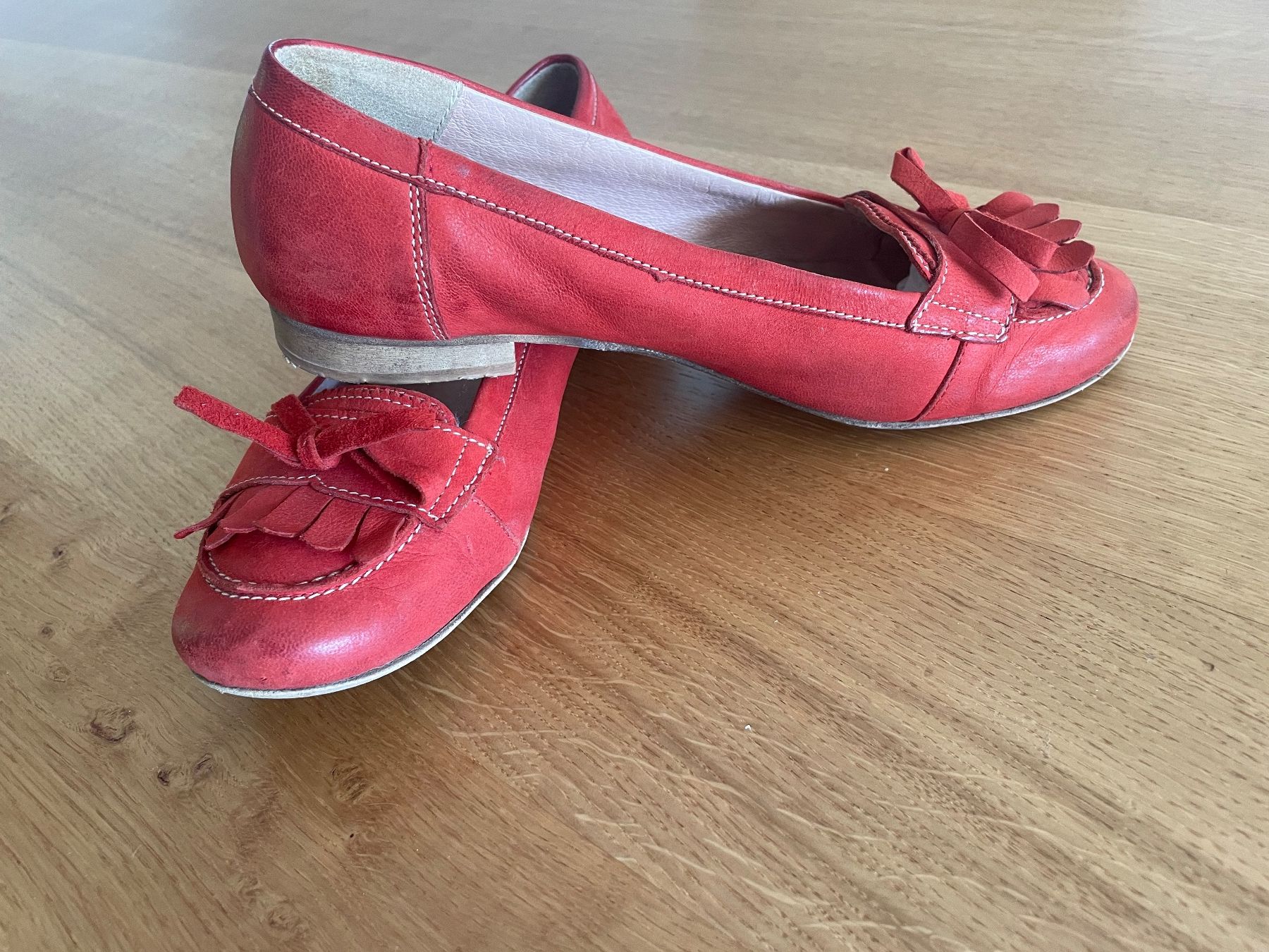 Scarpe da donna: Mokassins 39 Leder rot – Usato da Würenlos venduto da baslerdybli01 1