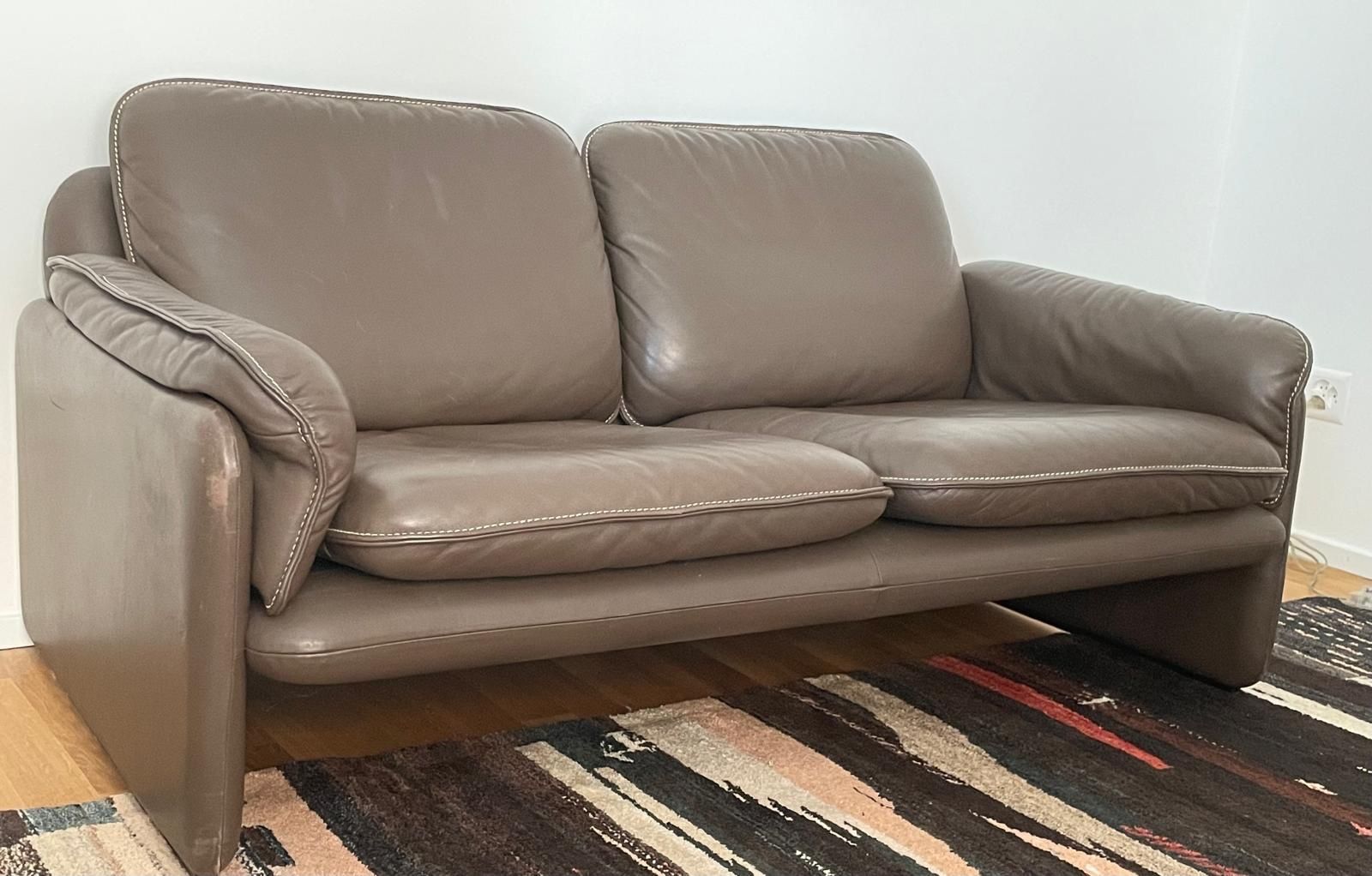 De Sede Divani: De Sede,  DS61,  2er Sofa mit Fauteuil , Leder, Topzustand – Usato da Basel venduto da max_6jfp 1