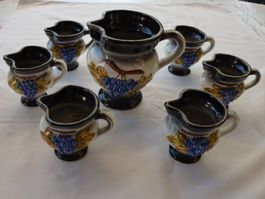 Boccalino - 7-teilig / 1 Krug mit 6 Kännchen / Neuwertig
