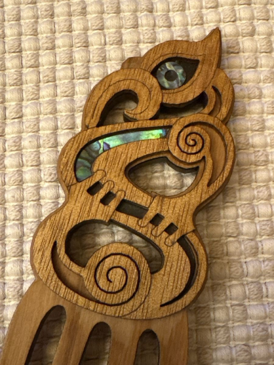 Accessori per capelli: Haarschmuck aus Holz und Perlmutt – Nuovo (secondo la descrizione) da Rümlang venduto da baselsale1 1