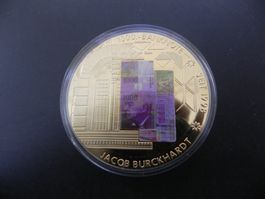 Grosse Medaille 1000 Franken Banknote Erstausgabe 1998