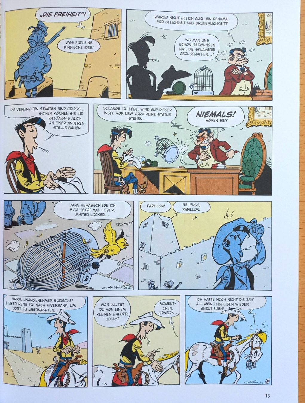 Fumetti: Comic - Lucky Luke 97 - Ein Cowboy in Paris – Nuovo (secondo la descrizione) da Niederuzwil venduto da lubimaja 2