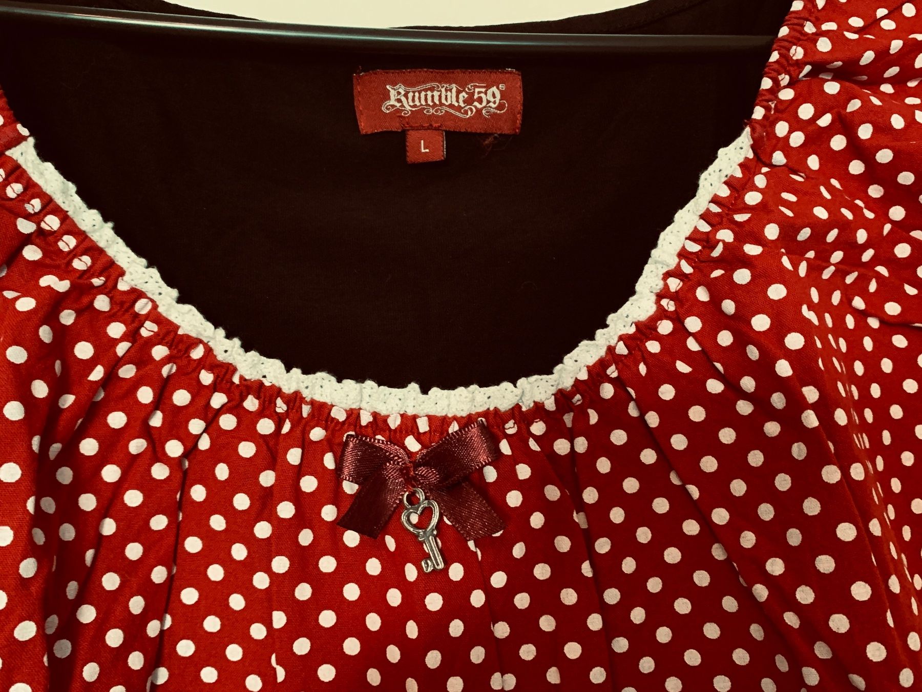Camicette: Rockabilly Rumble 59 Bluse (Neu) Grösse L – Usato da ZUFIKON venduto da SULMI01 2