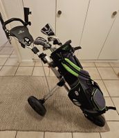 US Kids Golfset mit Golfwagen