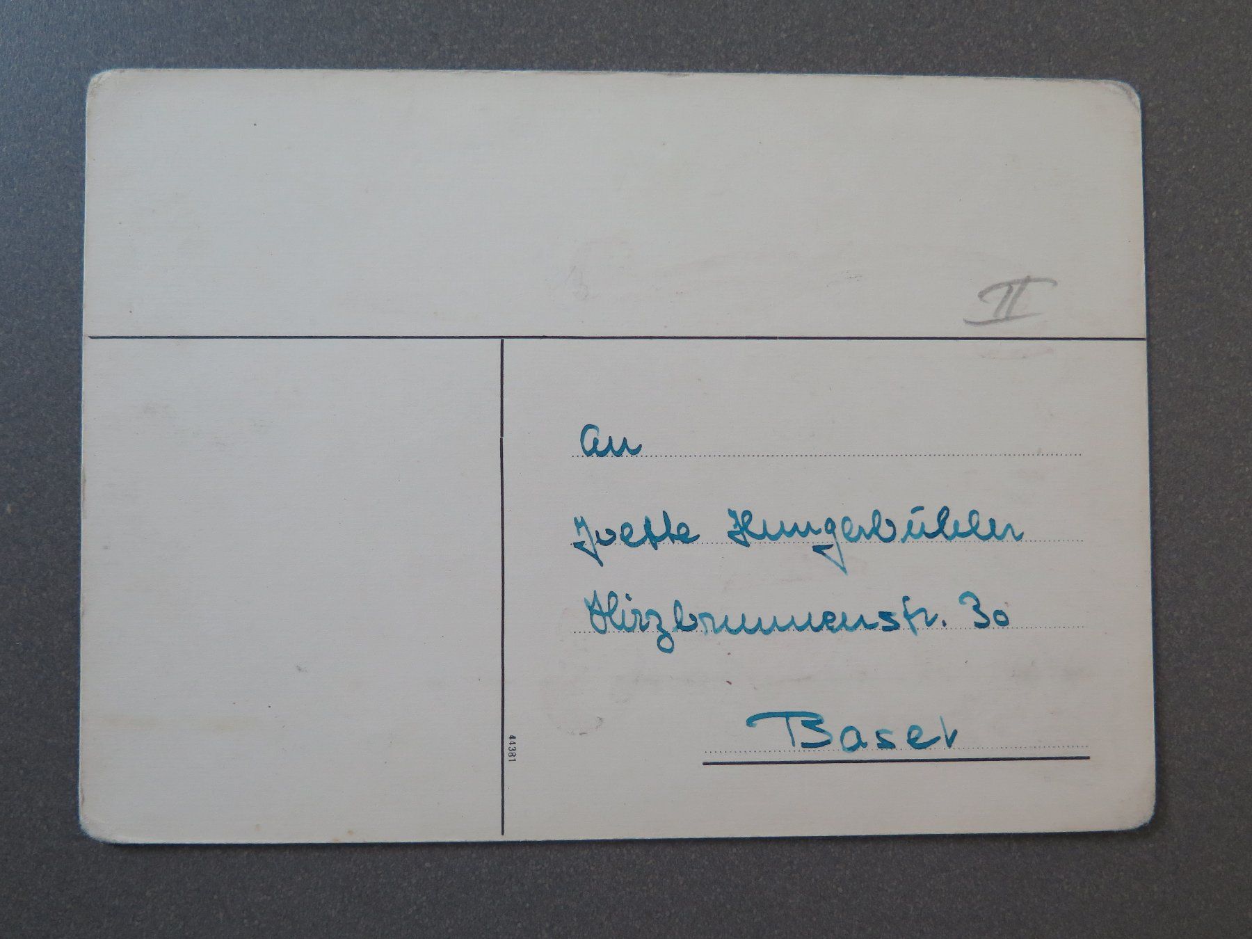 Ansichtskarten: STUDENTIKA - HELVETIA BASEL – Gebraucht aus Wittenbach von lipasal 1