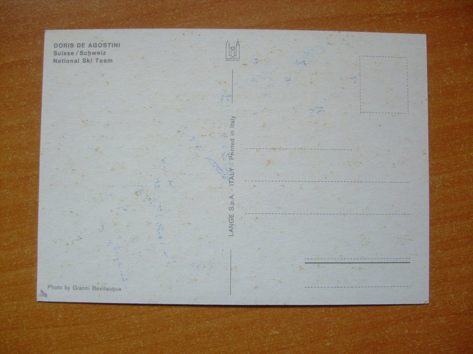 Autografi: DORIS DE AGOSTINI † HANDSIGNIERT AK ! – Usato da Schachen b. Reute venduto da Dzestar 1