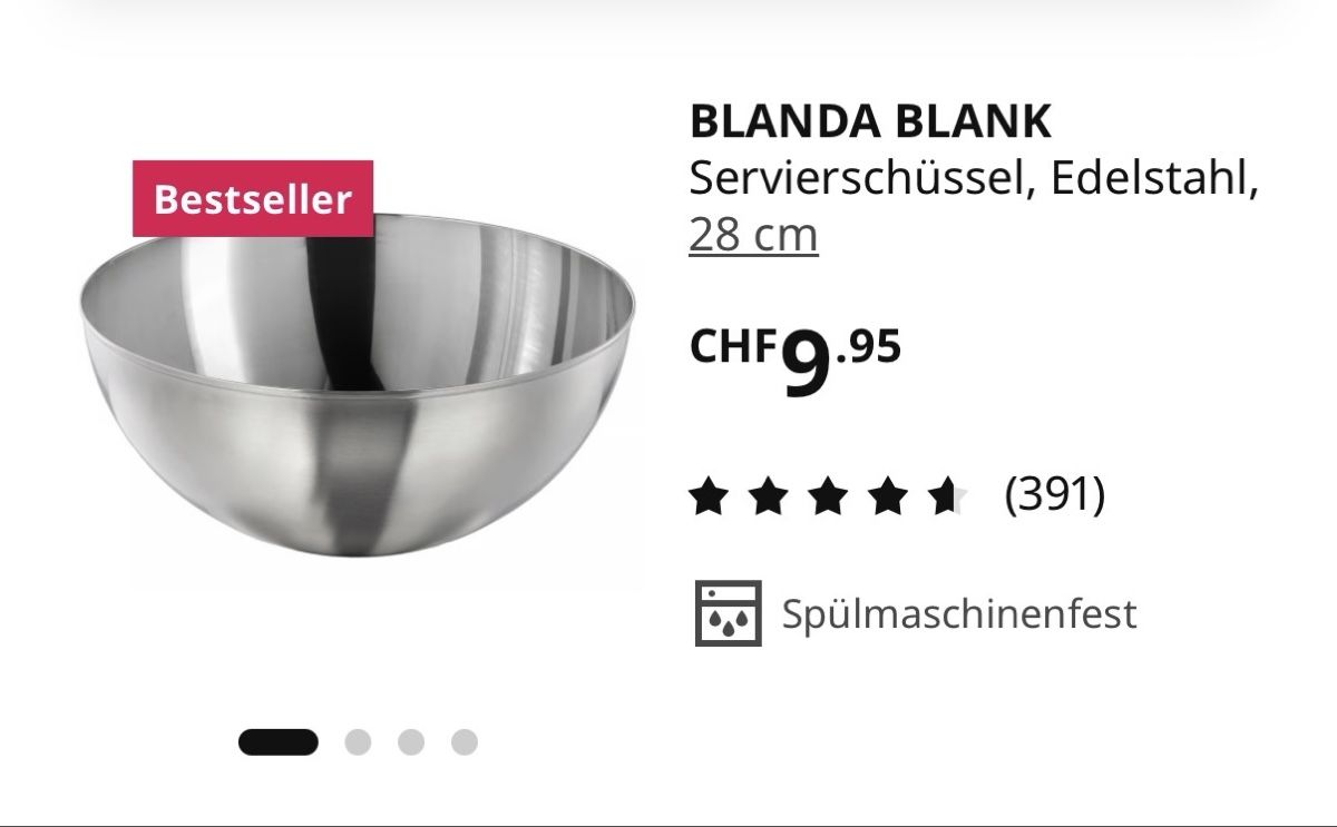 Ikea Schalen: IKEA serving bowl 28 cm – Gebraucht aus Oberengstringen von vic_g7hf 1