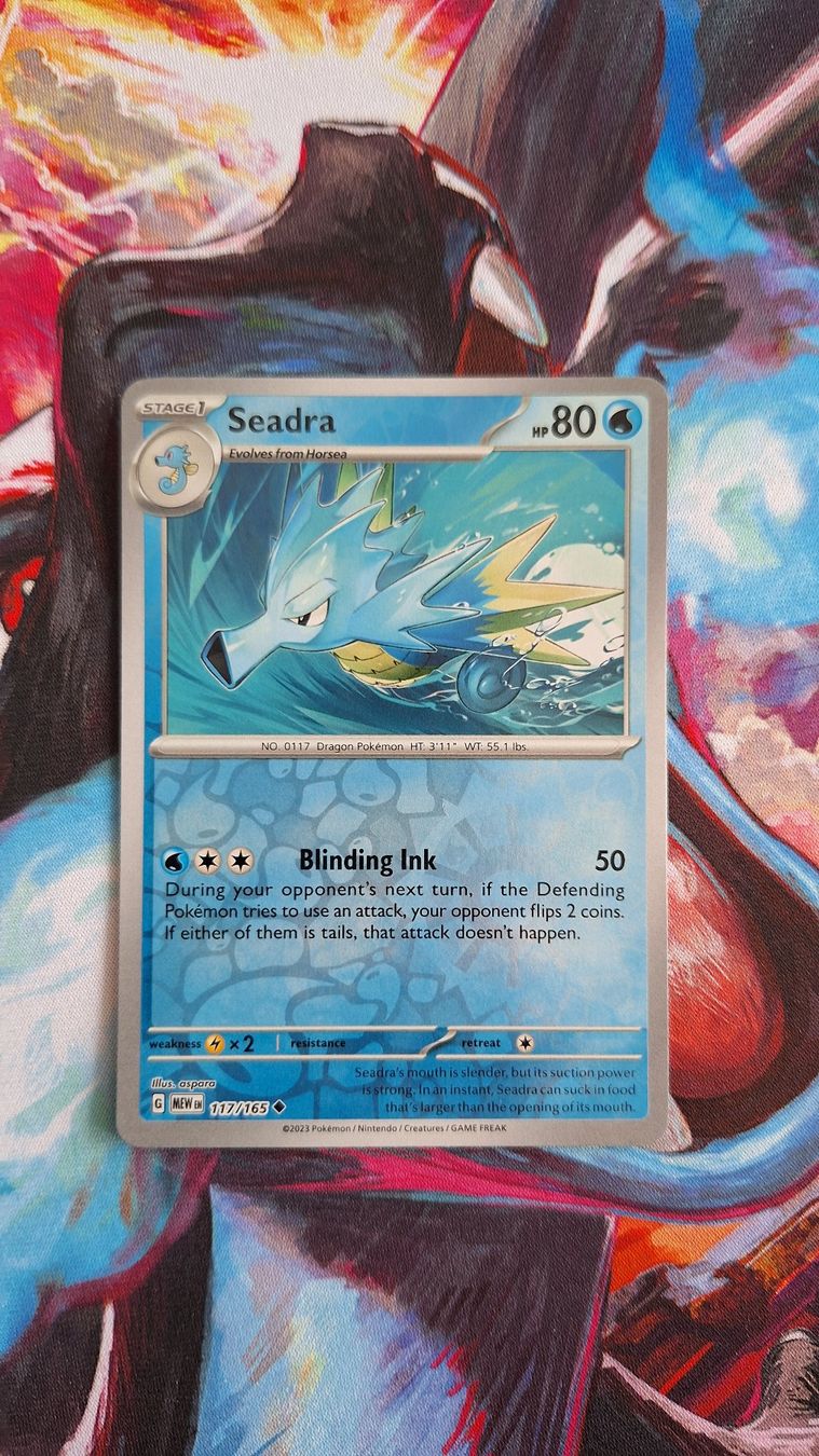 Pokémon Carte collezionabili: Seadra Seemon - Reverse Holo - Pokemon Mew 151 – Usato da Altstätten SG venduto da GGsGameshop