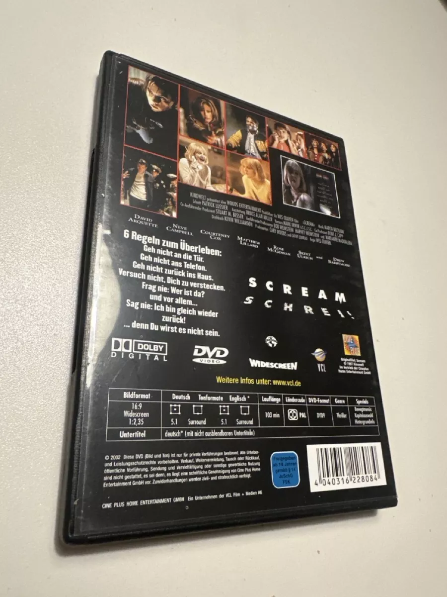 Alle DVDs: DVD Scream – Gebraucht aus St. Gallen von Ellly 1