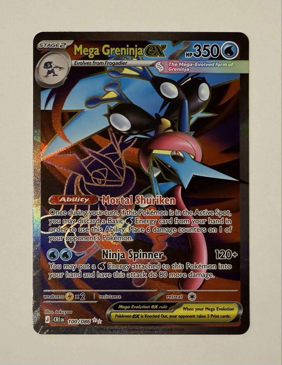 Pokémon Cartes à collectionner: Mega Greninja ex #100 – Neuf (Voir description) à Au SG par Bego1