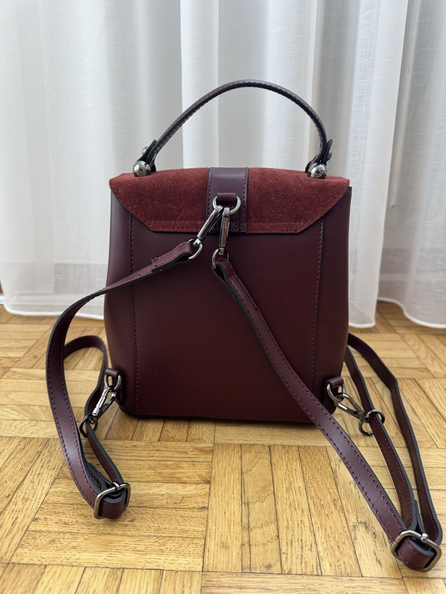 Borse da donna: Lederrucksack/Handtasche aus Leder – Nuovo (secondo la descrizione) da Dietikon venduto da and_nw92 1