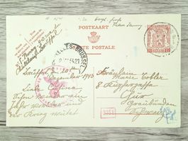 TR97 Carte Postale + Timbre Belgique 1943
