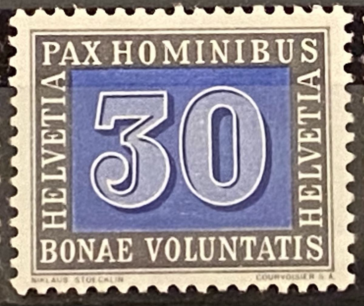 Tutti i francobolli: Timbres PAX -  Suisse – Usato da Petit-Lancy venduto da Solcarm 6