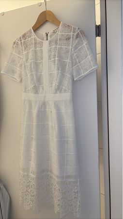 Whistles Kleid aus Spitze weiss neuwertiger Zustand