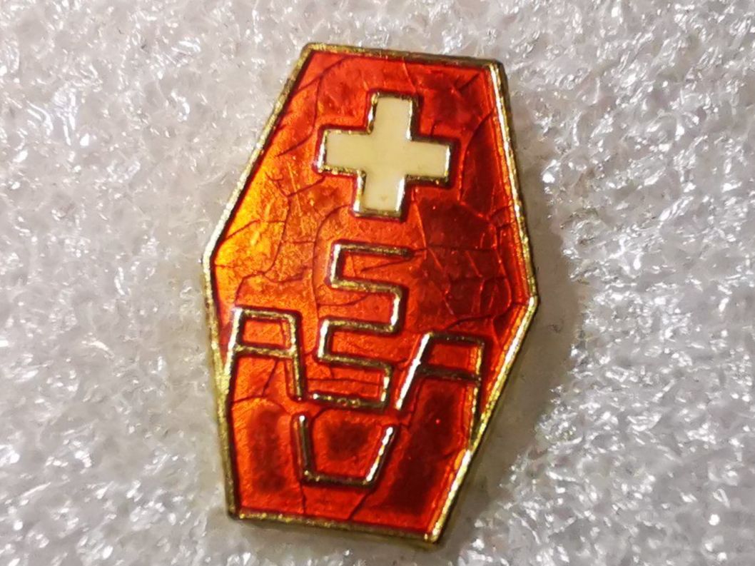 Placchette & Badge: Ansteckpin 11: ASA SSV – Usato da Oppligen venduto da Pin-Fall-Shop