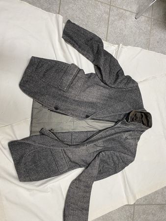 Jacket Sakko Gr. 50 schwarz grau Herren Jacke Herbst