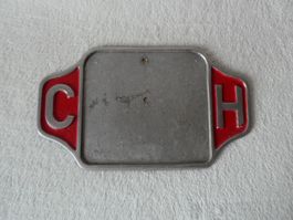 Alte Nummer-Halterung für Motorrad, Top für Oldtimer!