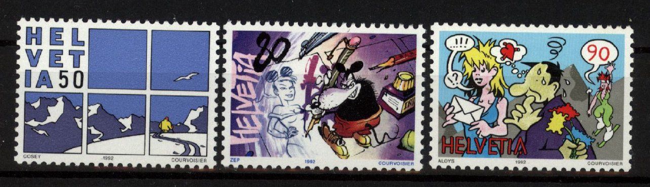 Tutti i francobolli: 1992, Sonderpostmarken II, Comic ** – Usato da Willisau venduto da Vollstempel