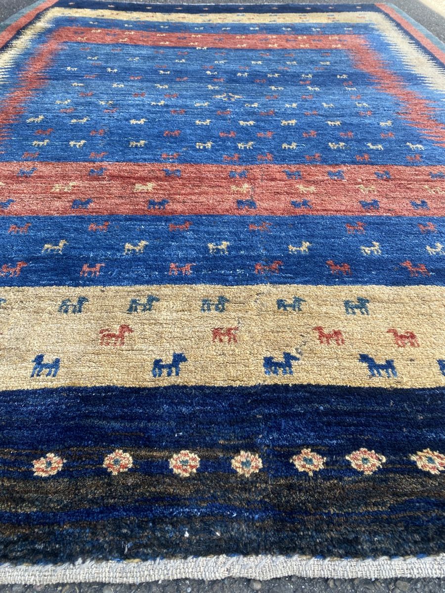 Tappeti: Dekorative Perser Teppich Gabbeh – Usato da Männedorf venduto da Adamiat