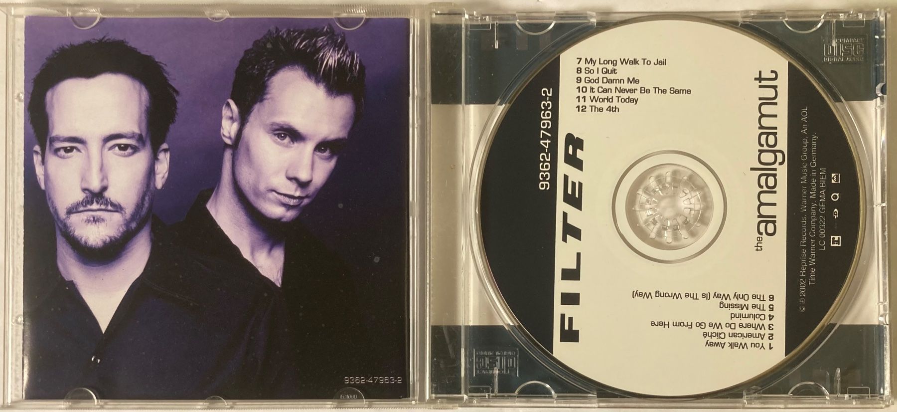 CDs: FILTER - THE AMALGAMUT – D'occasion à Poliez-Pittet par Newtown-Records 2