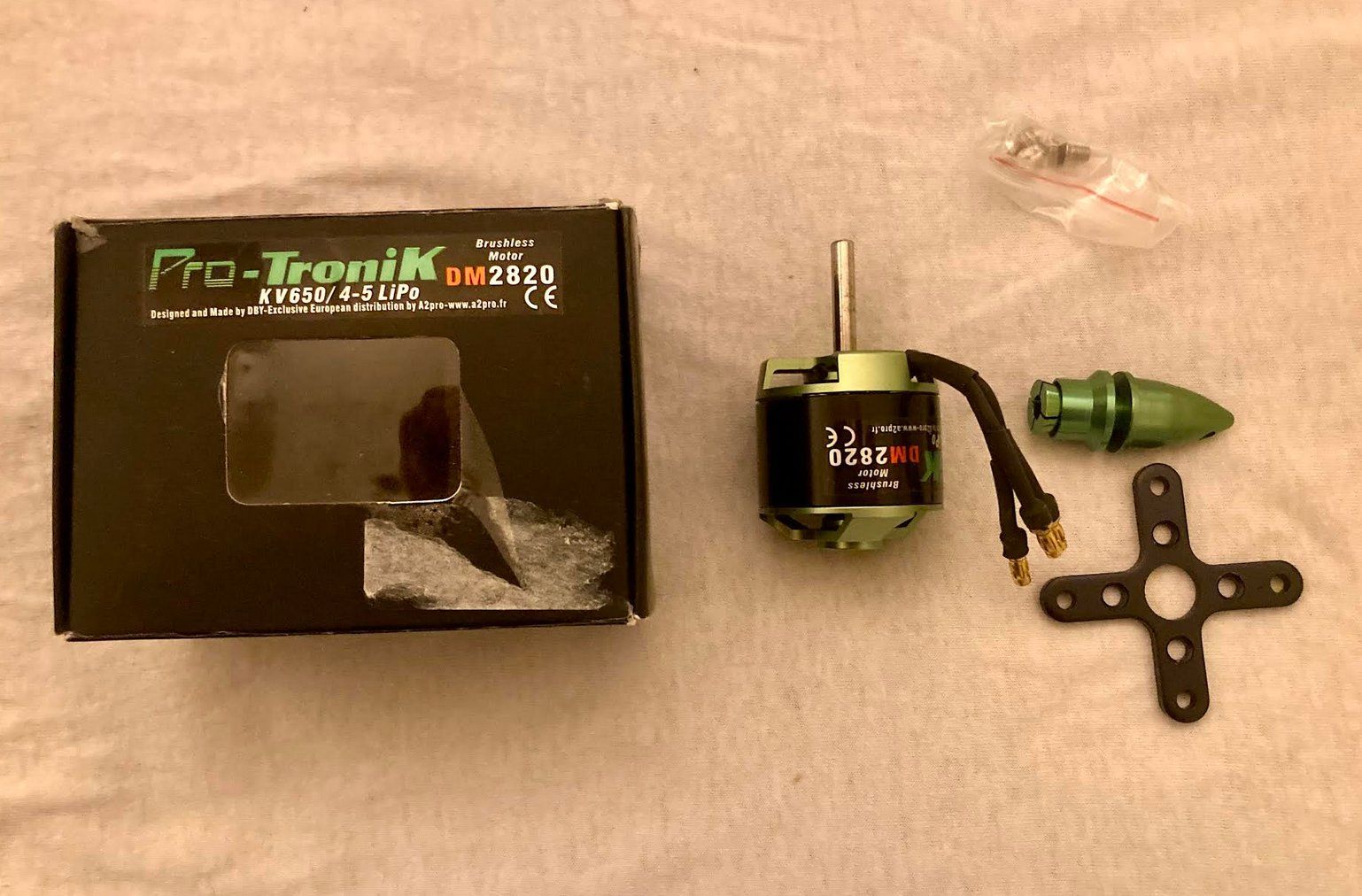 Motori: Moteur Pro-Tronik DM2820 Kv650 – Nuovo e nell'imballaggio originale da Lausanne venduto da Techobby 2