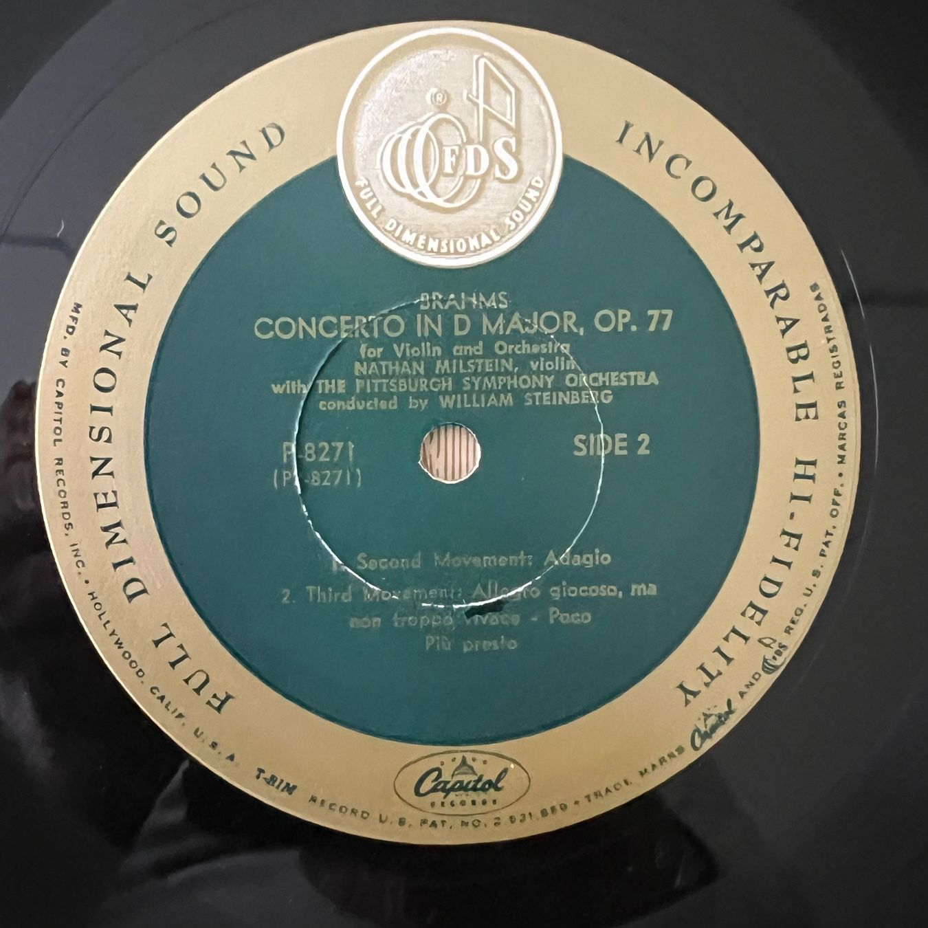 Dischi in vinile: Pittsburgh Symph. Orch & William Steinberg -Brahms / US 1957 – Usato da Gais venduto da soundcave57 4