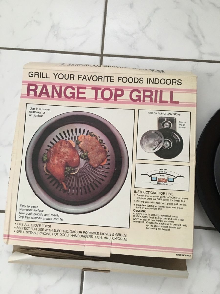 Griglie: Range top grill – Nuovo e nell'imballaggio originale da Schwyz venduto da Francesca54 2