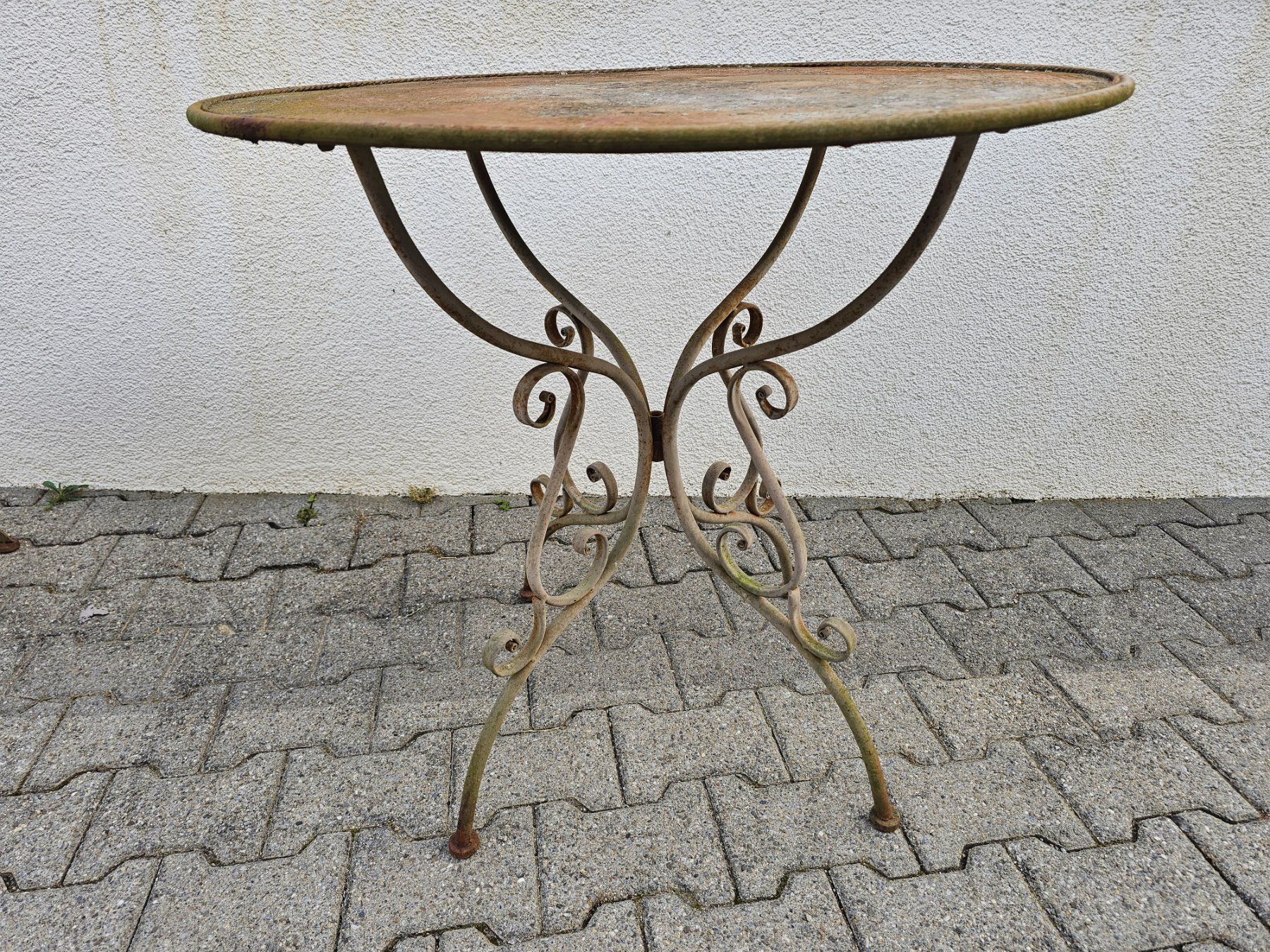 Set di tavolo e panche: Gartentisch und Stuhl Schabby chic – Usato da Villnachern venduto da hasta08 7