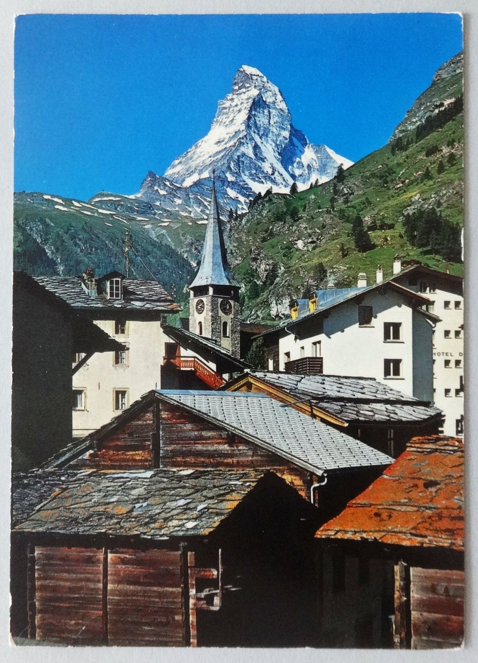 Cartoline postali: Zermatt 1616 m, Matterhorn 4478 m – Difettoso da Fétigny venduto da Billy2miny