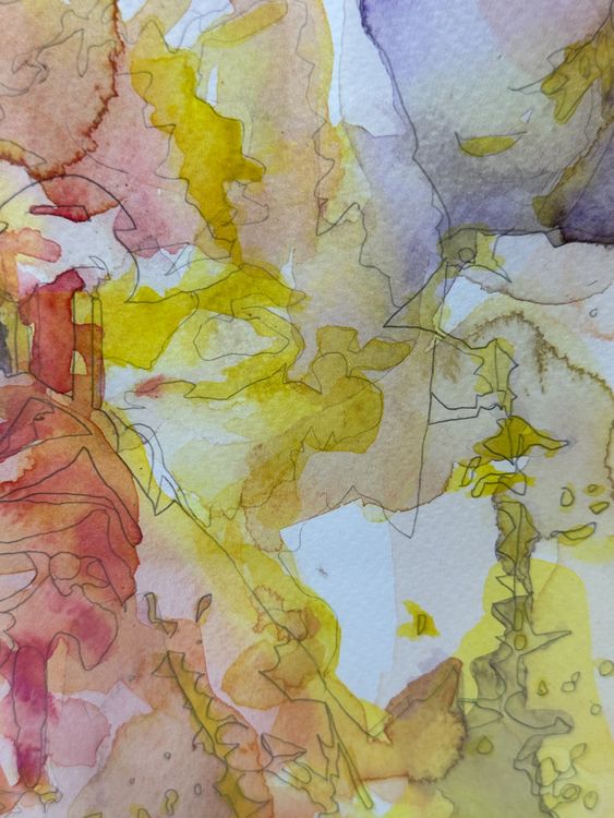 Dipinti: Yassine ZAIAT - Poetrair aquarelle sur papier contre collé – Usato da Morges venduto da Auct 7